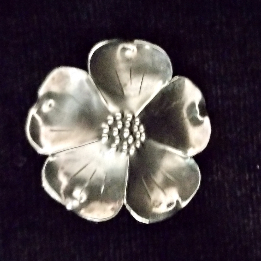 Vtg Stuart Nye Cherokee Rose Brooch